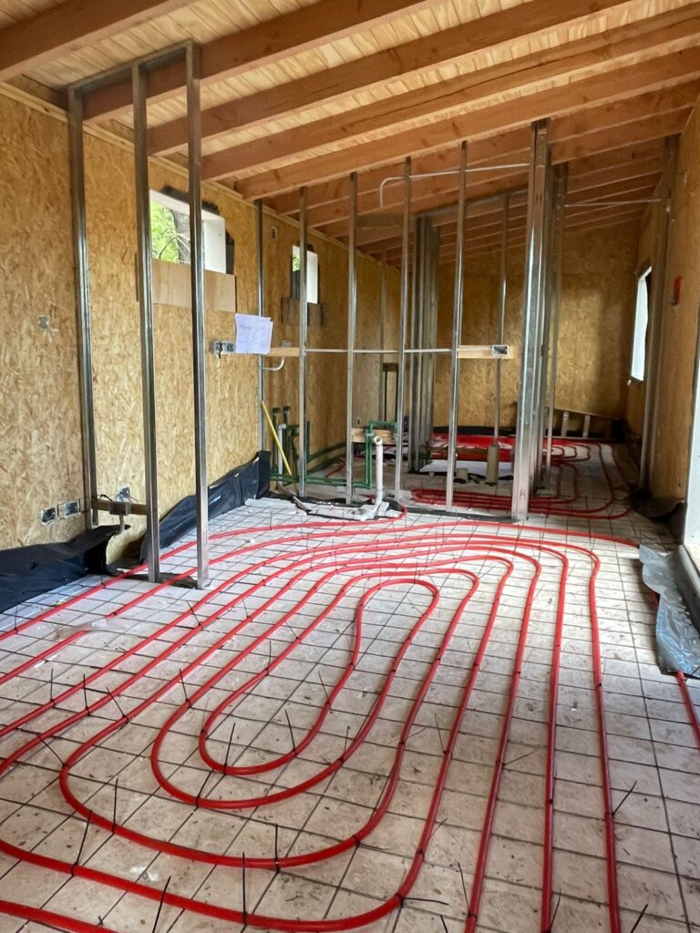 Obra en proceso de Flor de Casa en Bariloche